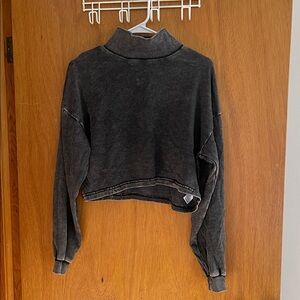 Garage Black Crop Top